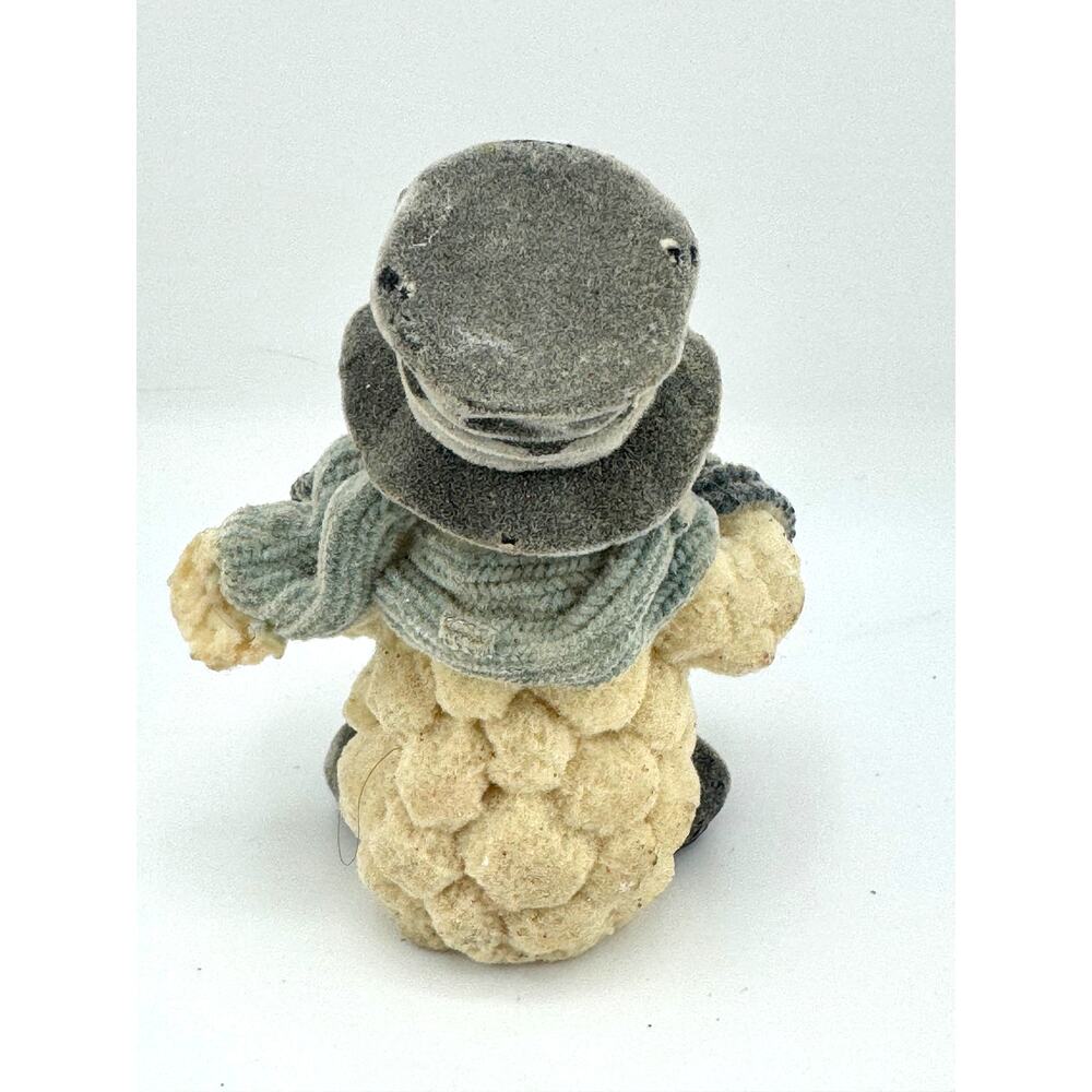 Velvet Touch Winter Snowman Holding Lantern Figurine The Encore‎ Group - Picture 6 of 6